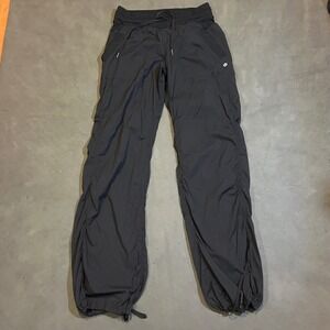 Lululemon Black Dance Studio Pants Adjustable Hem Size 6 Regular Full Length